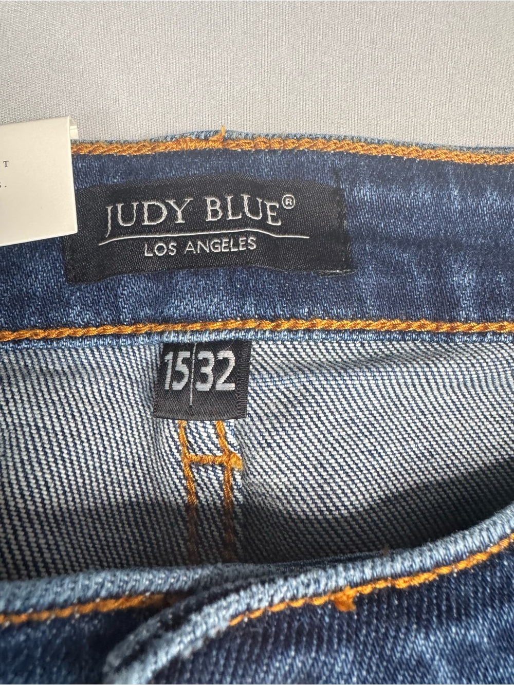 JUDY BLUE
HIGH RISE BUTTON FLY STRAIGHT JEANS  JB82556 Dad Jean NWT 15/32 - Picture 6 of 8